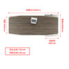 Orion lacquer boss desk colour options Singapore — dark colour executive director desk 1.6m to 3m