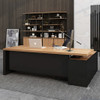 Stella Director Desk Singapore | Genuine Forged Wrought Iron Leg, Baking Lacquer Finish | Free Delivery Singapore & Peninsular Malaysia
