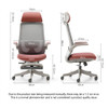 Lila High-Back Ergonomic Office Chair by Linear Furnishings