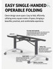 Andy Foldable Conference Table | One-Hand Folding Mechanism | Free Islandwide Delivery