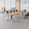 Andy Foldable Conference Table | Meeting Room Setup with Laptops | Free Islandwide Delivery