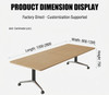 Andy Foldable Conference Table | E0-Grade Eco Board Detail | Free Islandwide Delivery