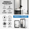 Isaac Soundproof Office Phone Booth Pod