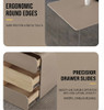 Haziq Executive Desk Singapore - Ergonomic Round Edges and Precision Drawer Slides Detail