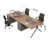 RIZKI Office Workstation Dimensions