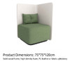Haikal High-Back Privacy Pod Chair Singapore | Design Type H | Free Delivery Singapore & Peninsular Malaysia