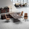 Eliot leather executive office chair in contemporary workspace