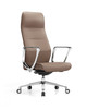 Eliot genuine leather executive chair side view