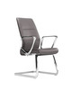 Chase Leather Ergonomic Chair Side View