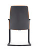 Dark grey Josiah Leather Ergonomic Chair, comfortable leather task chair Singapore