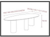 Marta Dining Table Singapore Dimension