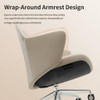 Caleb Leather Ergonomic Chair Singapore — 9099 Eco-Leather / Top-Layer Cowhide Texture