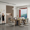 Arvid Office Partition Workstation setup in Singapore modern open-plan office.