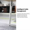 Aisha Office Partition Workstation Singapore smooth cable management and hidden wiring design.