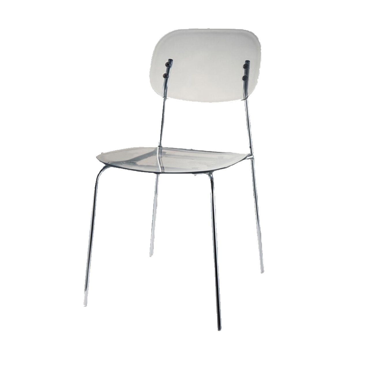 Sylvia Acrylic Transparent Dining Chair Modern Style (4 Pieces)