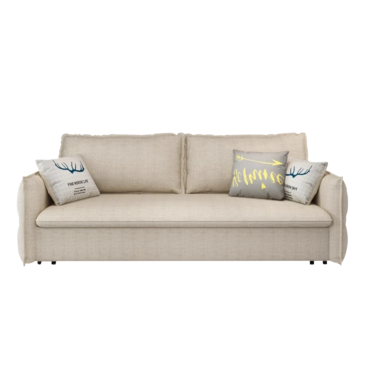 Mia Detachable Steel Frame Sofa Bed Modern Style