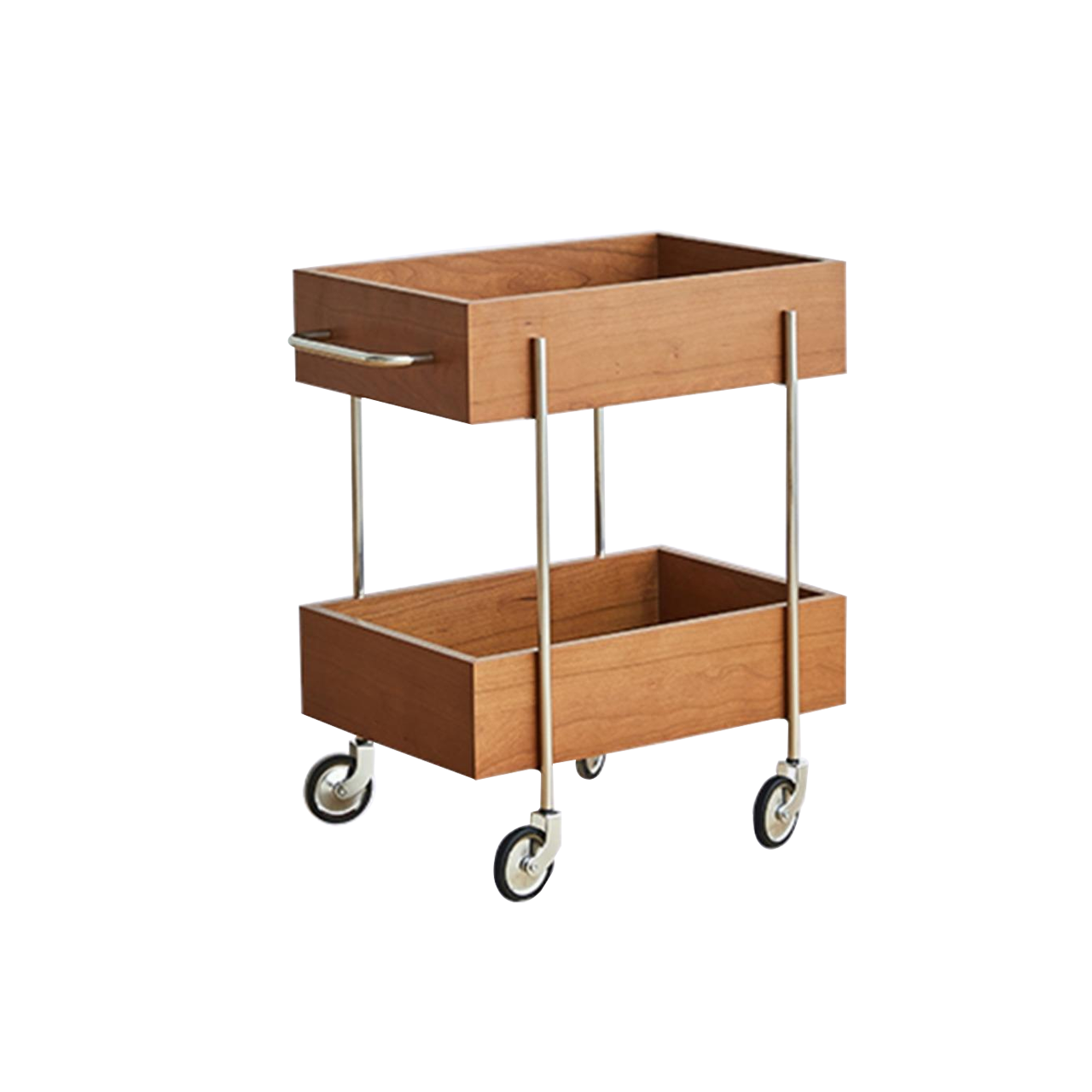Maja Wooden Kitchen Island Trolley Modern Style