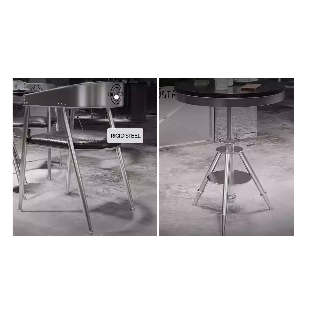 Anders Steel Frame Dining Table