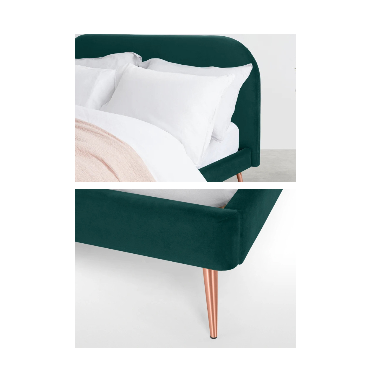 Sigrid Velvet Fabric Bed — free download
