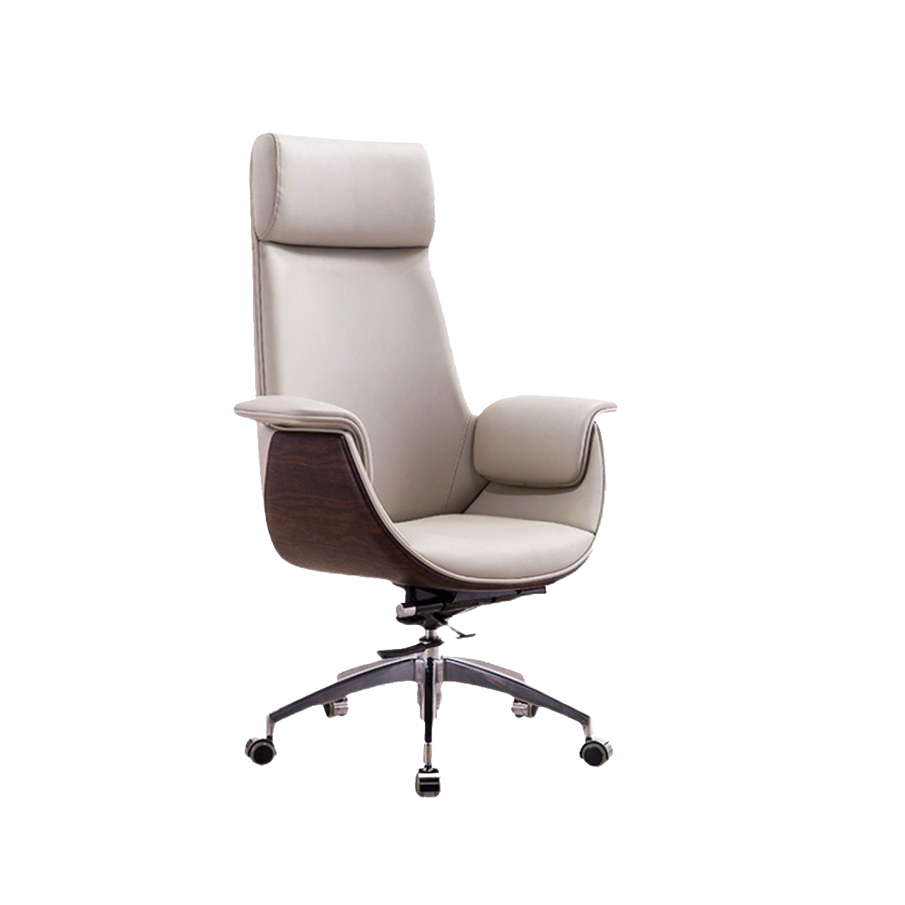 Oskar Leather Seat Swivel Office Chair