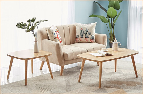 Akiko Minimalist Sofa Singapore | Fabric | Cushion Detail