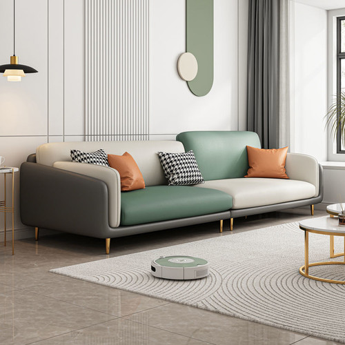 Desta Leathaire Sofa Singapore | Leathaire (faux leather) | Scenario E