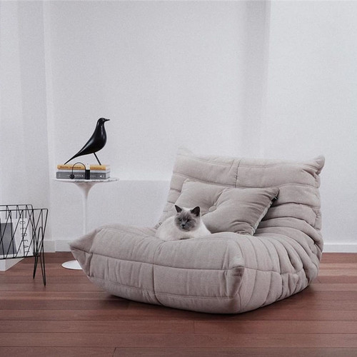 Cater TOGO Fabric Lounge Chair Singapore | Room Setting, Low-Profile Design