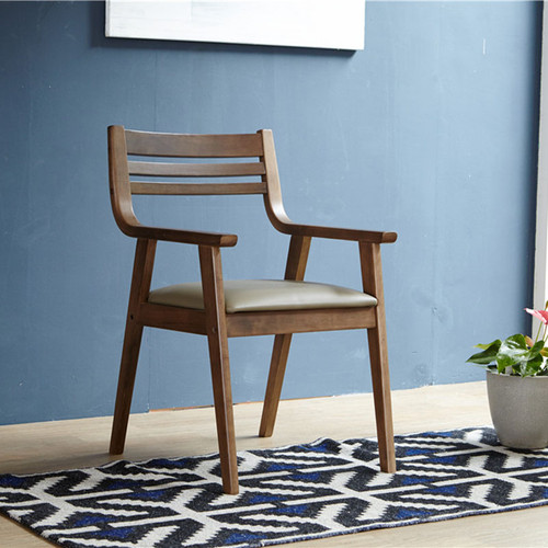 Althea Wooden Armchair Singapore — Side View