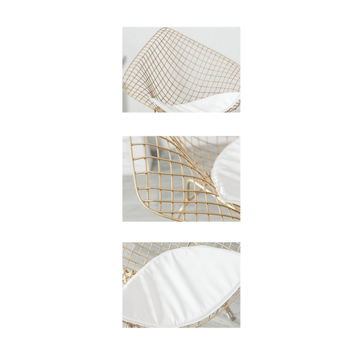 Diamond Metal Chair Detailed Image