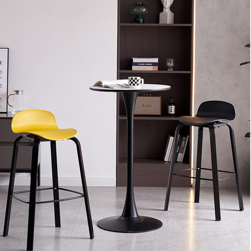 Magnus Metal Bar Stool Modern Style setting