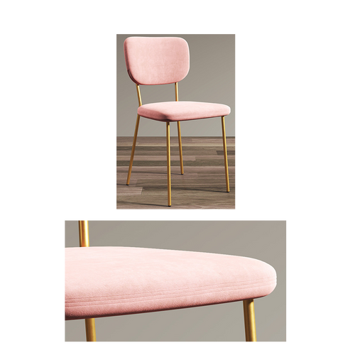 Leylani Velvet Dining Chair velvet Gold | Free Islandwide Delivery | Linear Furnishings Singapore