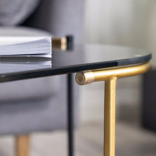 Erikson Glass Top Coffee Table Singapore — Main View