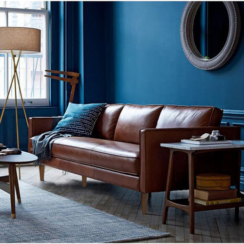 Strand Leather Office Sofa 3 Seaters