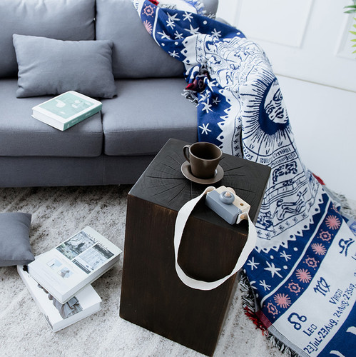 Eyolf Wooden Coffee Table Singapore — Detail View