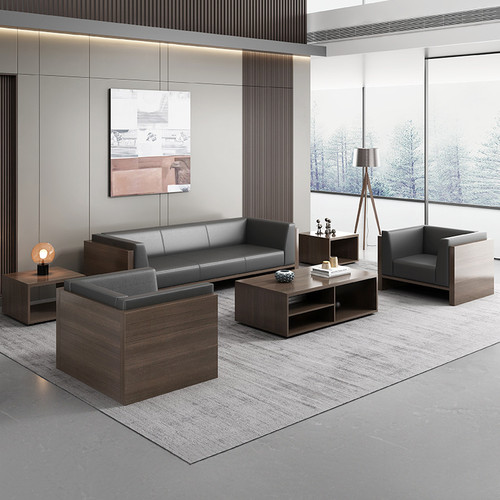 Orvado Office Sofa Set Lateral View