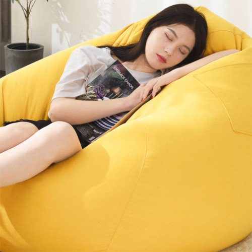 Kristina Cotton Bean Bag Chair side view 1