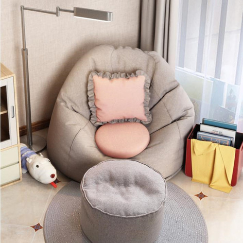 Karla Cotton Bean Bag Chair in home setting — Singapore