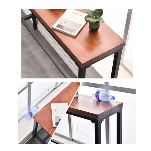 Ario High Stool Bar Table And Chair Set side view 1