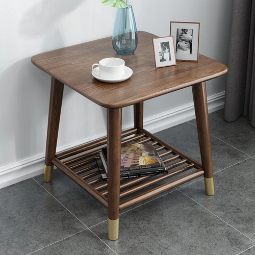 Gustav Wooden Coffee Table Singapore — Room Setting
