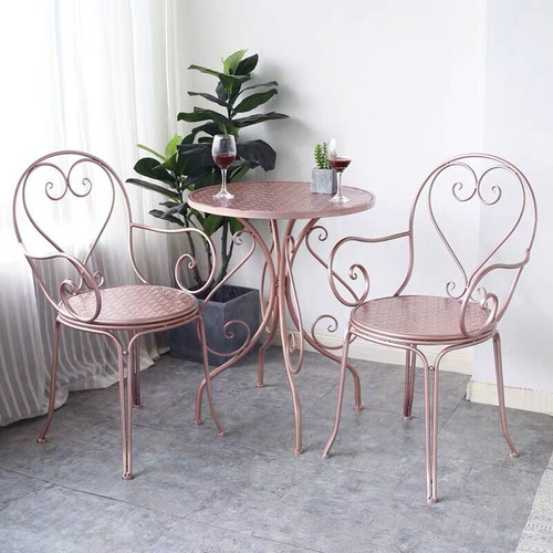 Loritz Metal Coffee Table Set Singapore — Detail View