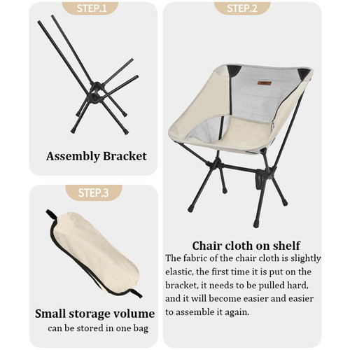 Tilda Steel Foldable Chair Singapore — Side View
