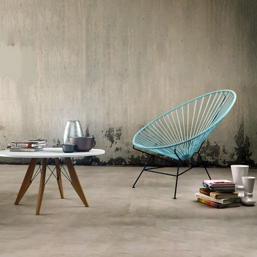 Vilda Rattan Shell-Shaped Chair (2 Pieces) side view 1
