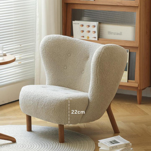 Henrik Wooden Lounge Chair - Scenario A