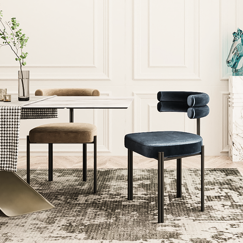 Coco Dining Chair C: Gray | Free Islandwide Delivery | Linear Furnishings Singapore