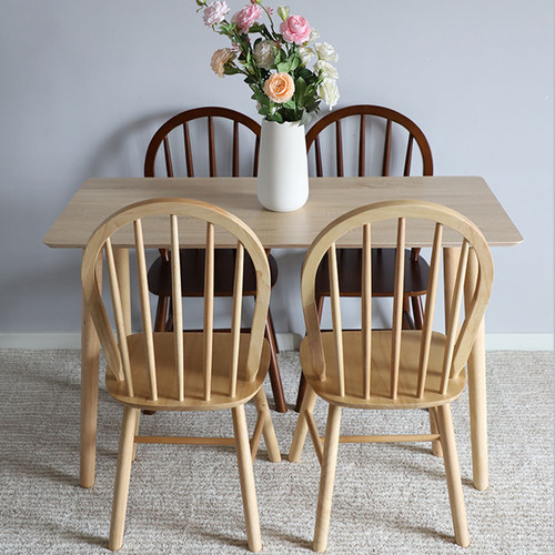 Peafowl Wooden Dining Chair Modern Style (4 or 6 Pieces) wood | Free Islandwide Delivery | Linear Furnishings Singapore