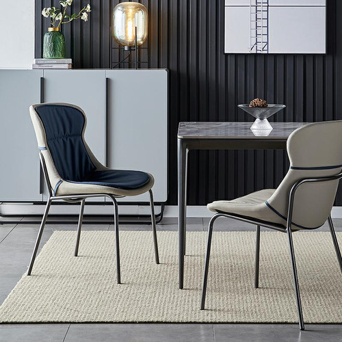 Bragi Designer Dining Chair in Gray