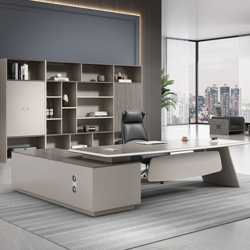 Bori Executive Desk in office setting — Linear Furnishings Singapore