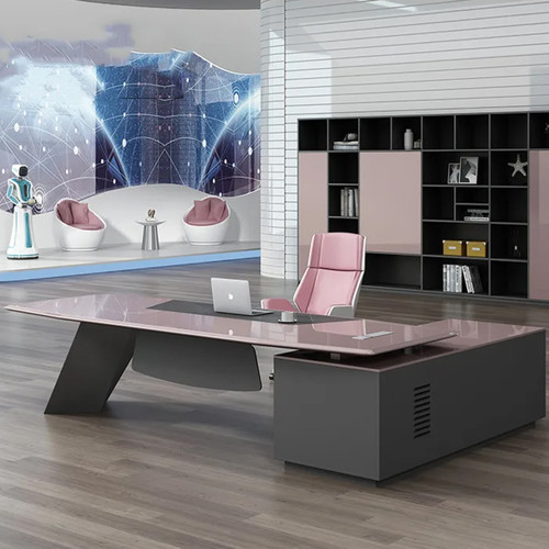 Hugo Premium Office Desk Lateral View