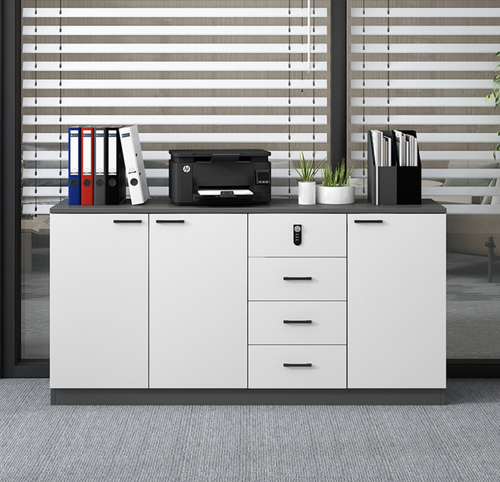 Bodhi Office File Cabinet Front View - White