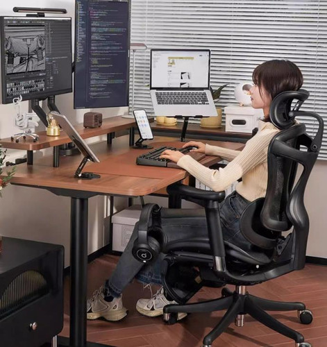 Buy Tenley Height Adjustable Wooden Study Table Singapore | Wood Quality Furniture